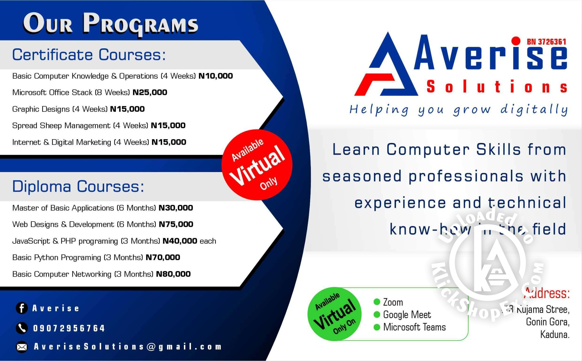 Computer Skill Training - Products Photo